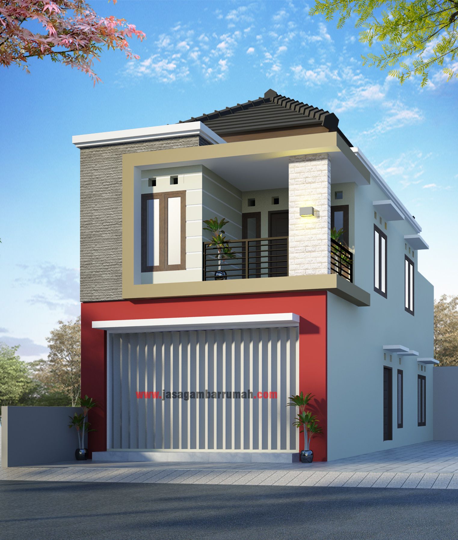 ruko 2 lantai berbalkon